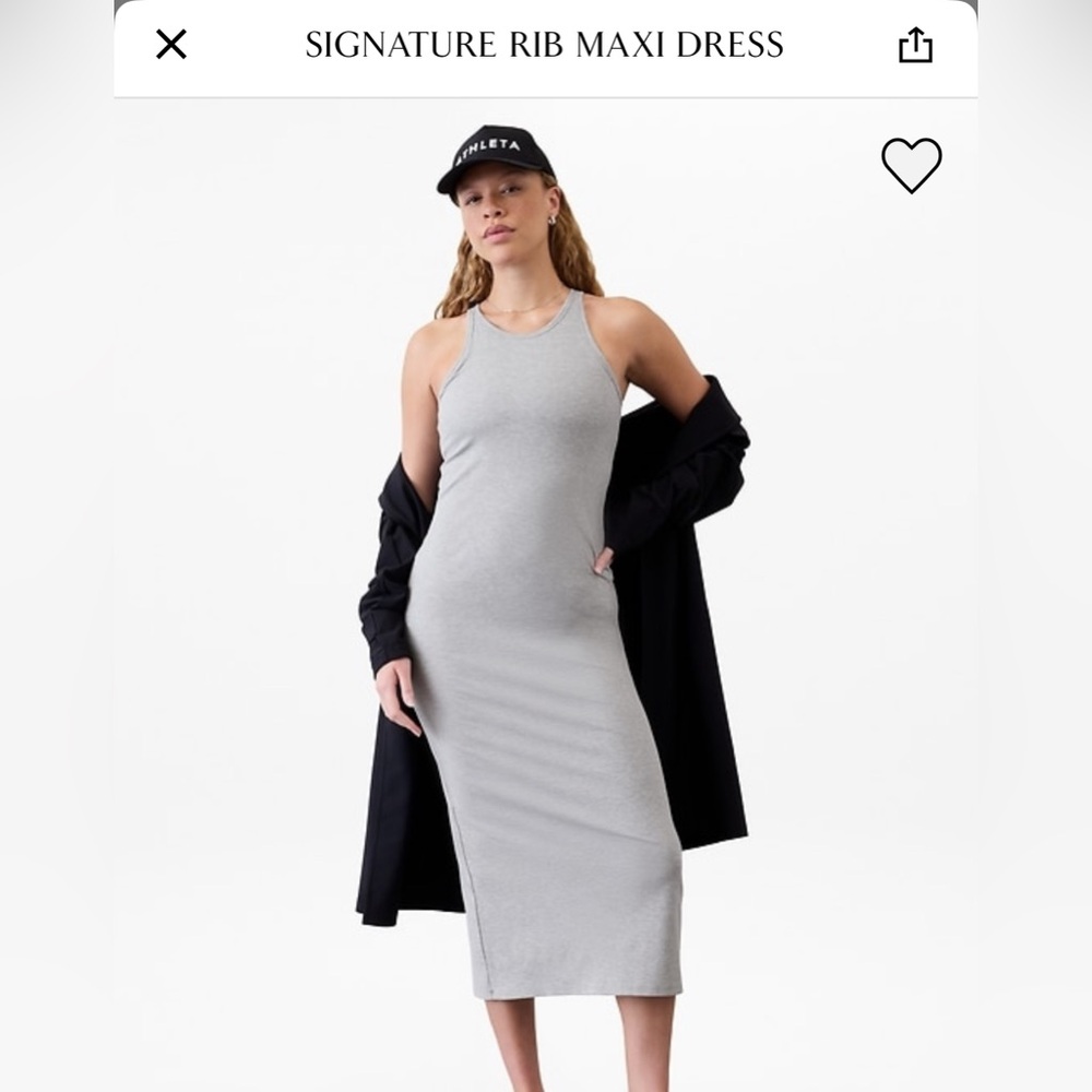 Athleta Ribbed Maxi Dress